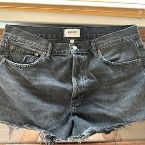 Agolde Black denim Shorts
